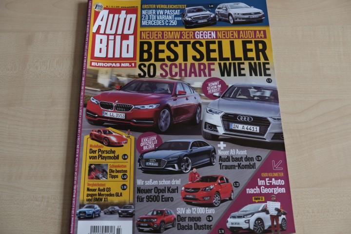 Deckblatt Auto Bild (07/2015)